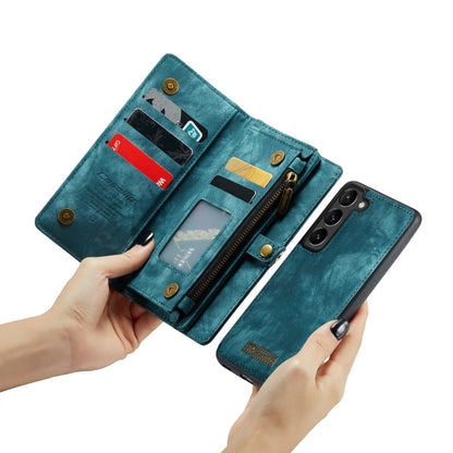 For Samsung Galaxy S23 5G CaseMe 008 Detachable Multifunctional Leather Phone Case(Blue) - Galaxy S23 5G Cases by CaseMe | Online Shopping South Africa | PMC Jewellery | Buy Now Pay Later Mobicred