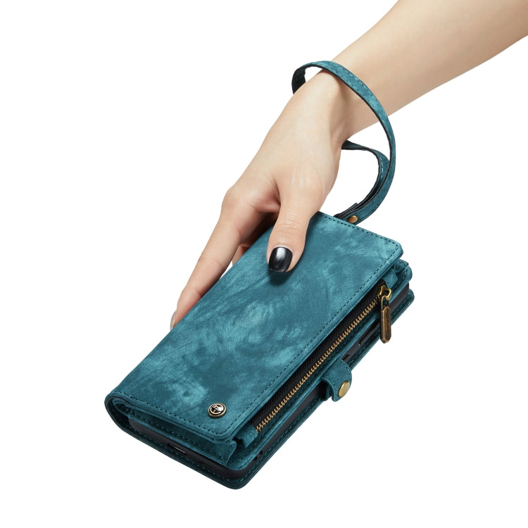 For Samsung Galaxy S23 5G CaseMe 008 Detachable Multifunctional Leather Phone Case(Blue) - free shipping - PMC Jewellery - Order now!