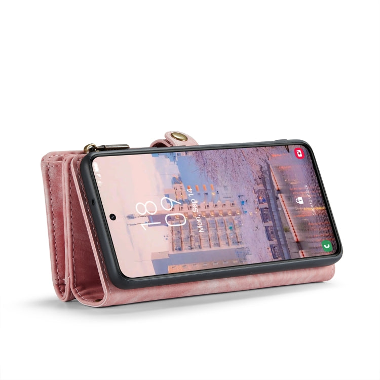 For Samsung Galaxy S23 5G CaseMe 008 Detachable Multifunctional Leather Phone Case(Pink) - Galaxy S23 5G Cases by CaseMe | Online Shopping South Africa | PMC Jewellery | Buy Now Pay Later Mobicred