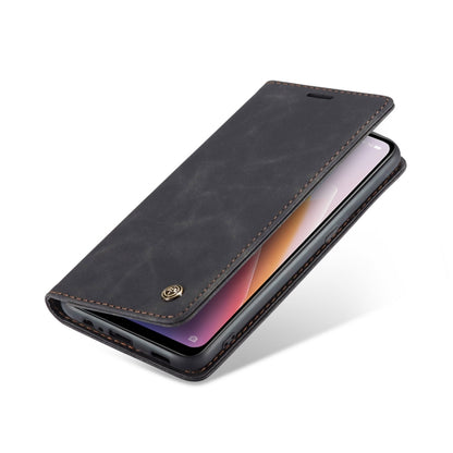 CaseMe 013 Multifunctional Horizontal Flip Leather Phone Case For OPPO Reno7 Z Global/Reno7 Lite Global/Reno8 Lite Global/F21 Pro 5G Global/Reno8 Z Global(Black) - OPPO Cases by CaseMe | Online Shopping South Africa | PMC Jewellery | Buy Now Pay Later Mobicred