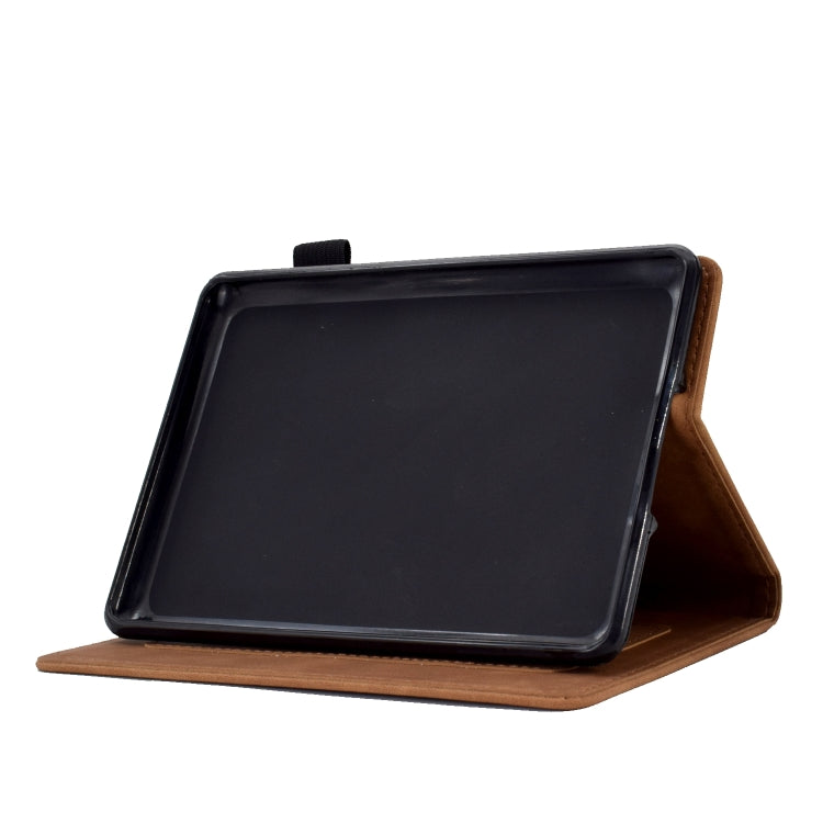 For Amazon Kindle Paperwhite 5 Tower Embossed Leather Smart Tablet Case(Brown) - Amazon by PMC TechLife | Online Shopping South Africa | PMC TechLife | Buy Now Pay Later Mobicred