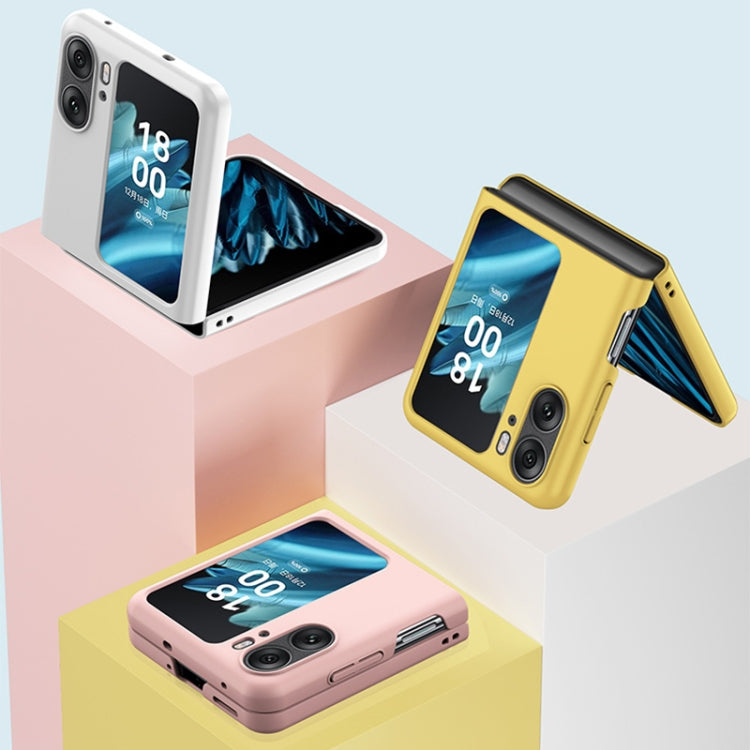 For OPPO Find N2 Flip Skin Feel PC Phone Case(White) - Find N2 Flip Cases by PMC TechLife | Online Shopping South Africa | PMC TechLife | Buy Now Pay Later Mobicred