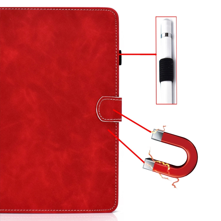 For Amazon Kindle Youth Version 2022 Cowhide Texture Smart Leather Tablet Case(Red) - Amazon by PMC TechLife | Online Shopping South Africa | PMC TechLife | Buy Now Pay Later Mobicred