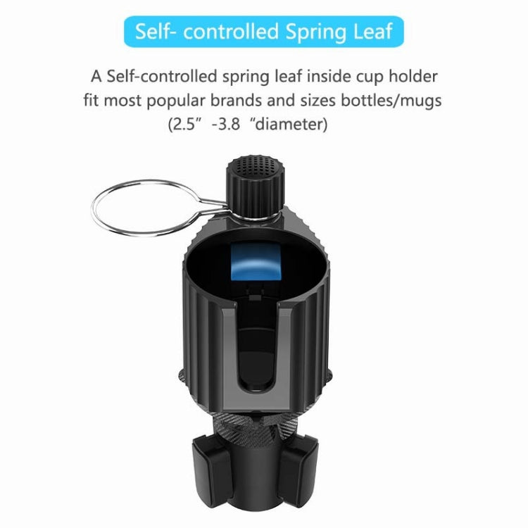 A09 Car Drink Water Cup Holder 360 Degree Rotating Dinner Plate(Black) - Car Drink Holders by PMC TechLife | Online Shopping South Africa | PMC TechLife | Buy Now Pay Later Mobicred