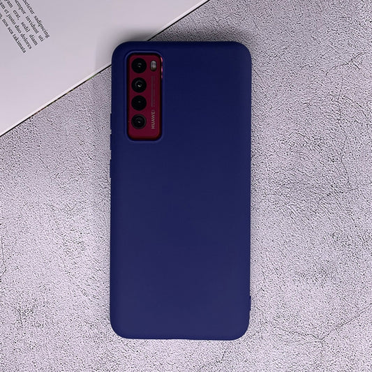 For Huawei nova 7 5G Shockproof Frosted TPU Protective Case(Dark Blue) - Huawei Cases by PMC Jewellery | Online Shopping South Africa | PMC Jewellery