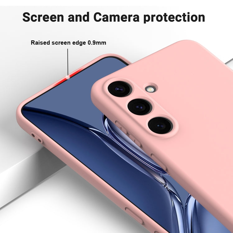 For Samsung Galaxy S25+ 5G Color Liquid Silicone Phone Case(Pink) - Galaxy S25+ 5G Cases by PMC Jewellery | Online Shopping South Africa | PMC Jewellery | Buy Now Pay Later Mobicred