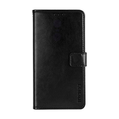 For Wiko Y80 idewei Crazy Horse Texture Horizontal Flip Leather Case with Holder & Card Slots & Wallet(Black) - Wiko by idewei | Online Shopping South Africa | PMC Jewellery | Buy Now Pay Later Mobicred