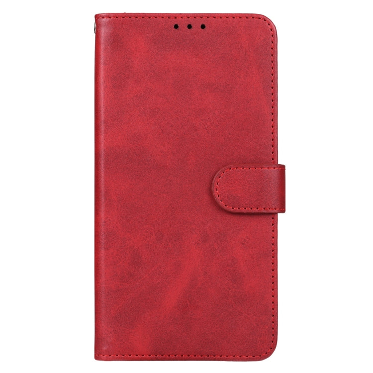 For Motorola Moto E13 Leather Phone Case(Red) - Motorola Cases by PMC Jewellery | Online Shopping South Africa | PMC Jewellery | Buy Now Pay Later Mobicred