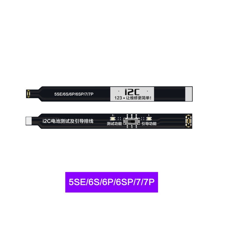 For iPhone 5 SE / 6s / 6 Plus / 6s Plus / 7 / 7 Plus i2C Battery Boot Strap Test Flex Cable - Test Tools by PMC TechLife | Online Shopping South Africa | PMC TechLife
