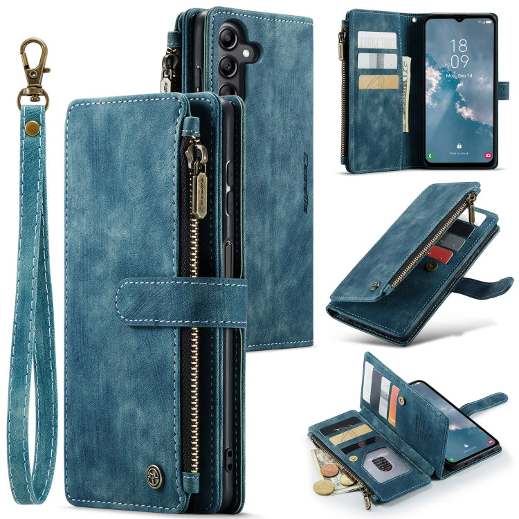 For Samsung Galaxy A14 5G CaseMe C30 Multifunctional Phone Leather Phone Case(Blue) - Galaxy Phone Cases by CaseMe | Online Shopping South Africa | PMC Jewellery | Buy Now Pay Later Mobicred