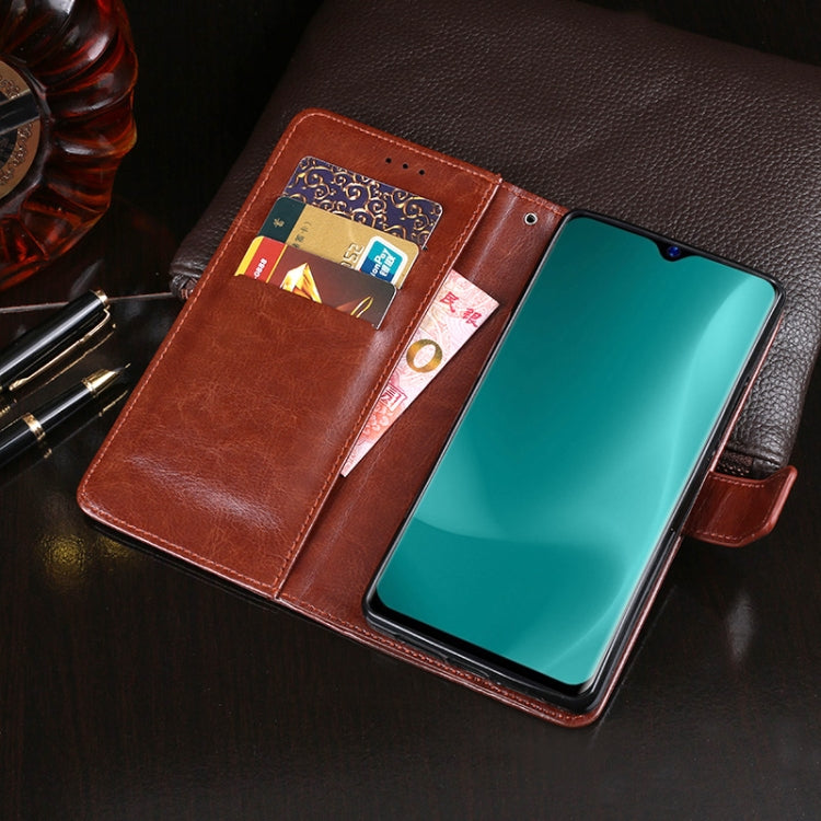For Blackview A60 idewei Crazy Horse Texture Horizontal Flip Leather Case with Holder & Card Slots & Wallet(Rose Red) - More Brand by idewei | Online Shopping South Africa | PMC TechLife | Buy Now Pay Later Mobicred
