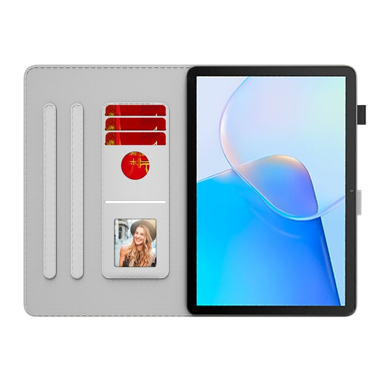 For Huawei MatePad SE Watercolor Pattern Flip Leather Tablet Case(Winter Snow) - Huawei by PMC TechLife | Online Shopping South Africa | PMC TechLife | Buy Now Pay Later Mobicred