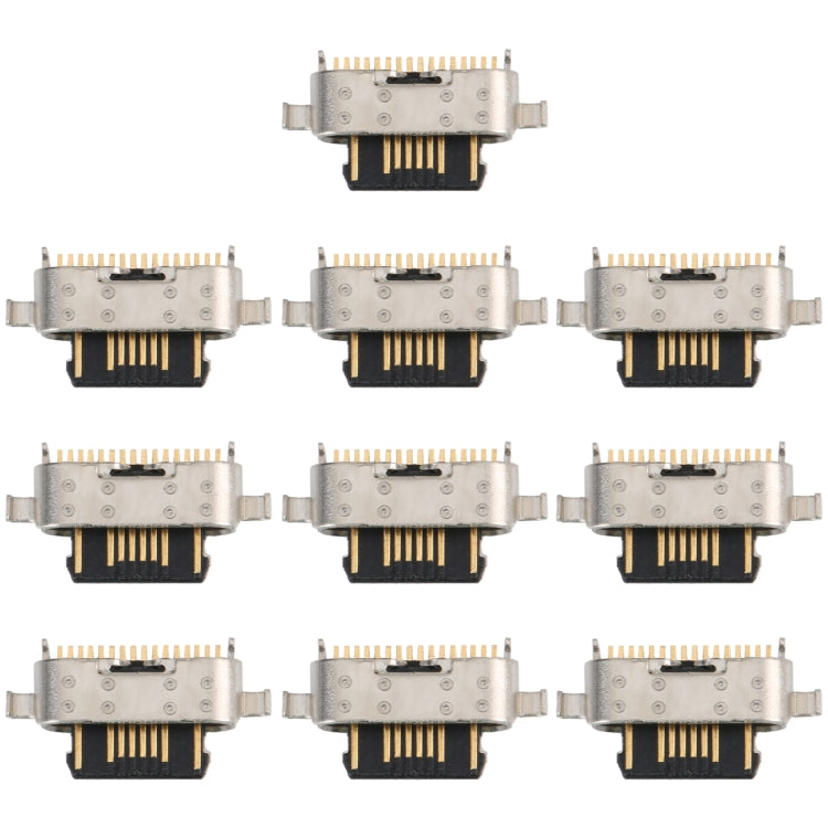 For Motorola One Fusion+ 10pcs Charging Port Connector - Others by PMC TechLife | Online Shopping South Africa | PMC TechLife