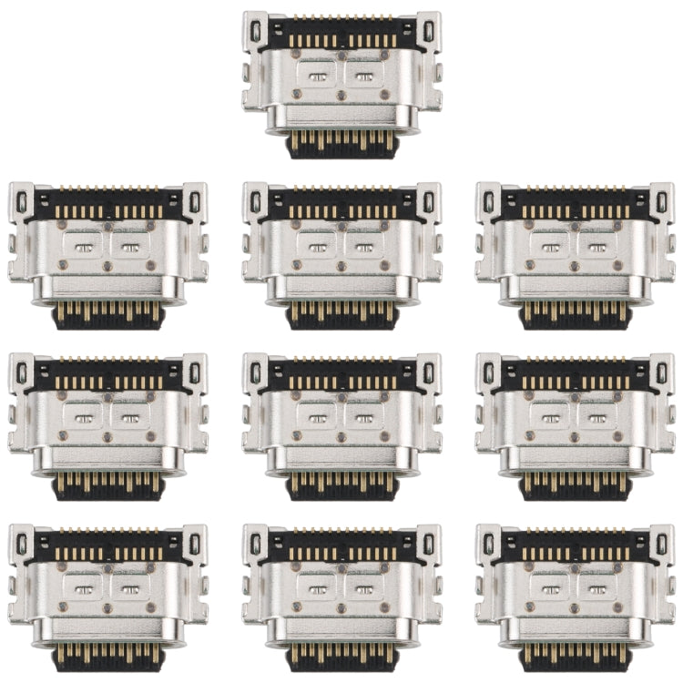 For Motorola One Hyper 10pcs Charging Port Connector - Others by PMC TechLife | Online Shopping South Africa | PMC TechLife