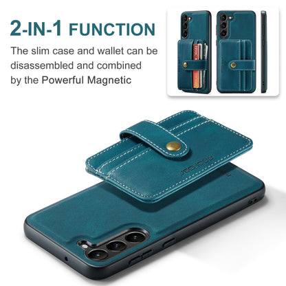 For Samsung Galaxy S24 5G JEEHOOD RFID Blocking Anti-Theft Magnetic Phone Case(Blue) - Galaxy S24 5G Cases by JEEHOOD | Online Shopping South Africa | PMC Jewellery | Buy Now Pay Later Mobicred