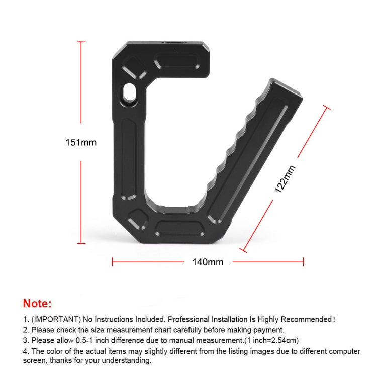 For Jeep Wrangler JK 2007-2018 Car Modification Aluminum Interior Handle(Silver) - Door Handles by PMC TechLife | Online Shopping South Africa | PMC TechLife | Buy Now Pay Later Mobicred
