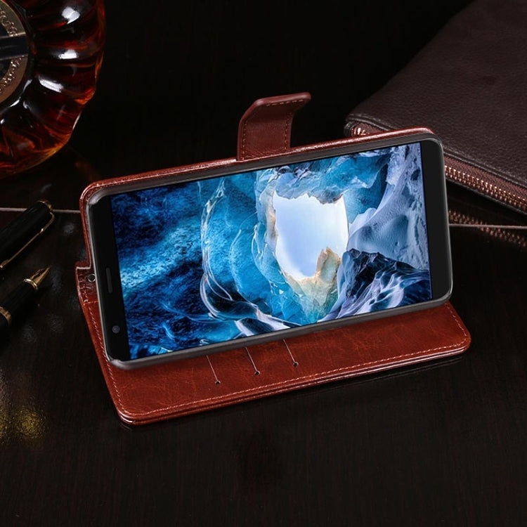 For Ulefone S1 idewei  Crazy Horse Texture Horizontal Flip Leather Case with Holder & Card Slots & Wallet(Sky Blue) - Ulefone Cases by idewei | Online Shopping South Africa | PMC Jewellery | Buy Now Pay Later Mobicred