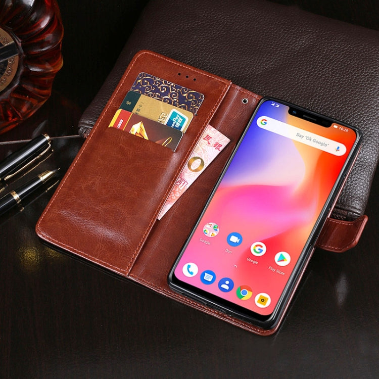 For Ulefone S10 Pro idewei  Crazy Horse Texture Horizontal Flip Leather Case with Holder & Card Slots & Wallet(White) - Ulefone Cases by idewei | Online Shopping South Africa | PMC Jewellery | Buy Now Pay Later Mobicred