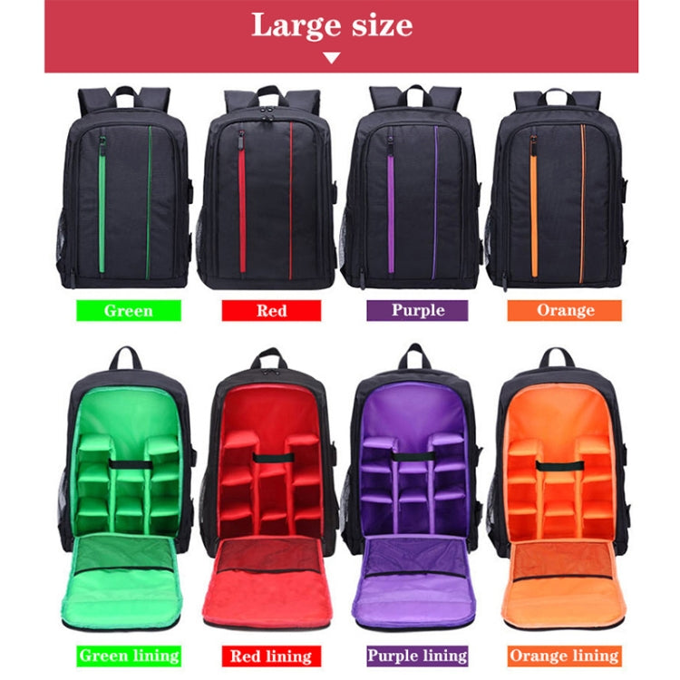 Outdoor Camera Backpack Waterproof Photography Camera Shoulders Bag, Size:45x32x18cm(Red) - Backpack by PMC TechLife | Online Shopping South Africa | PMC TechLife | Buy Now Pay Later Mobicred