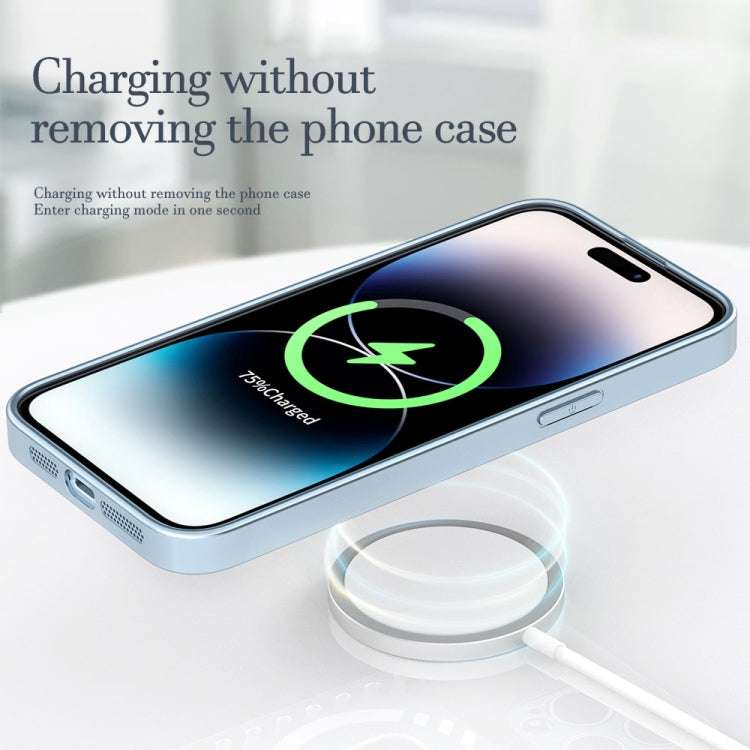 For iPhone 14 Plus R-JUST Square Round Mirror PC+TPU Phone Case(Black) - iPhone 14 Plus Cases by R-JUST | Online Shopping South Africa | PMC TechLife | Buy Now Pay Later Mobicred