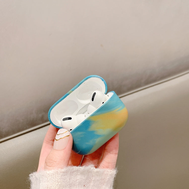 For AirPods Pro Ink Painting Water Sticker PC Earphone Case(Ink Powder) - For AirPods Pro by PMC Jewellery | Online Shopping South Africa | PMC Jewellery | Buy Now Pay Later Mobicred