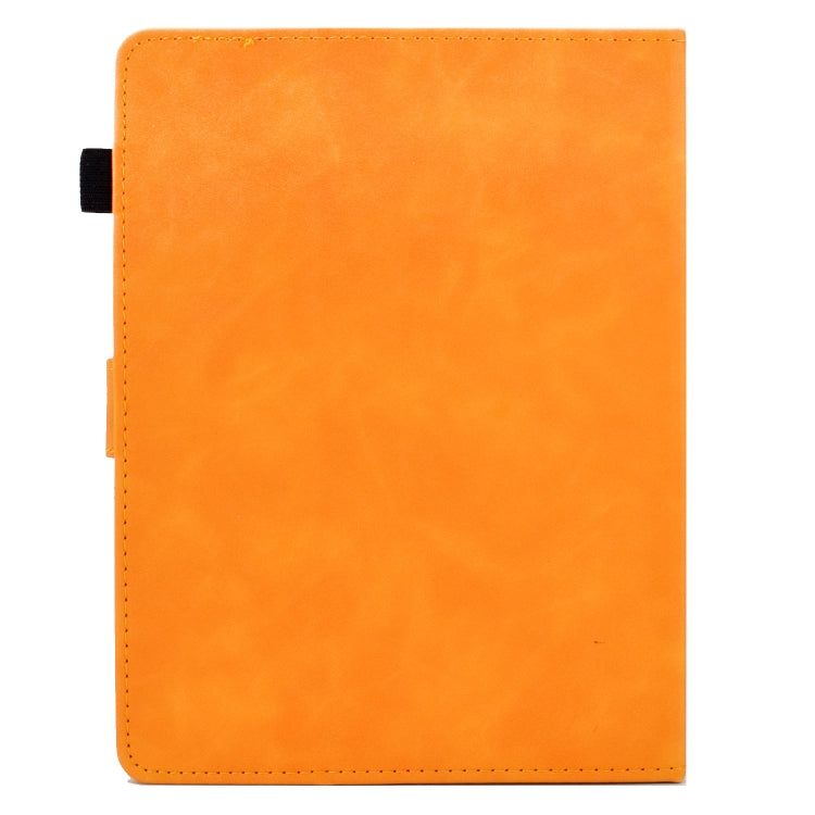 For 8 inch Tablets Peony Butterfly Embossed Leather Tablet Case(Khaki) - 8 inch by PMC TechLife | Online Shopping South Africa | PMC TechLife | Buy Now Pay Later Mobicred