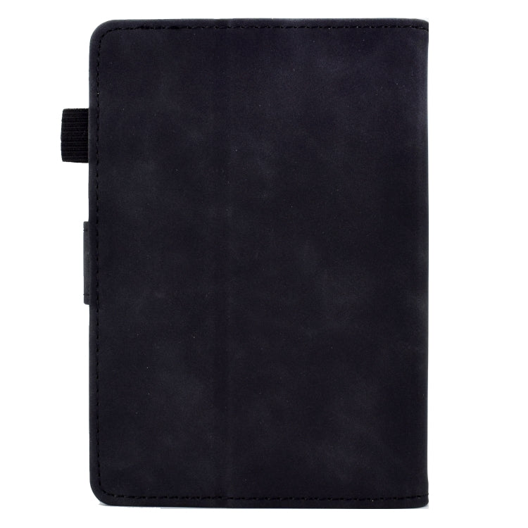 For Amazon Kindle Paperwhite 4/3/2/1 Peony Butterfly Embossed Leather Smart Tablet Case(Black) - Amazon by PMC TechLife | Online Shopping South Africa | PMC TechLife | Buy Now Pay Later Mobicred