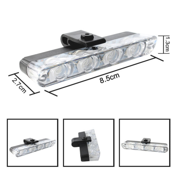 4 in 1 Car 16LEDs Grille Flash Lights Warning Lights with Wireless Remote Control(White) - Warning Lights by PMC TechLife | Online Shopping South Africa | PMC TechLife | Buy Now Pay Later Mobicred