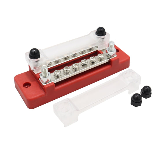 CP-3109-01 150A 12-48V RV Yacht Double-row 6-way Busbar(Red) - Booster Cable & Clip by PMC Jewellery | Online Shopping South Africa | PMC Jewellery | Buy Now Pay Later Mobicred