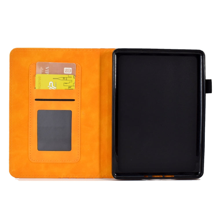 For Amazon Kindle PaperWhite 5 2021 Rhombus Embossed Leather Tablet Case(Khaki) - Amazon by PMC TechLife | Online Shopping South Africa | PMC TechLife | Buy Now Pay Later Mobicred
