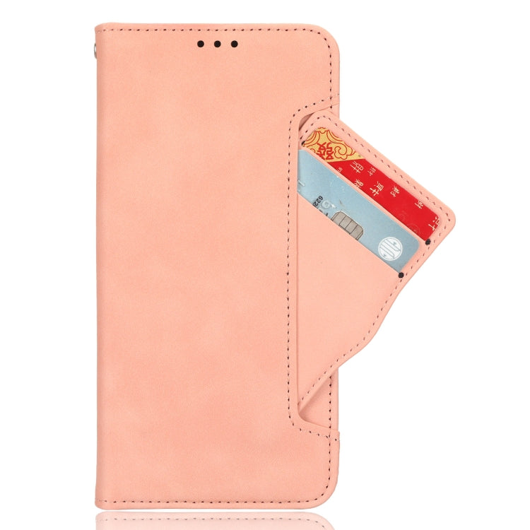 For Blackview A52 Skin Feel Calf Texture Card Slots Leather Phone Case(Pink) - More Brand by PMC TechLife | Online Shopping South Africa | PMC TechLife