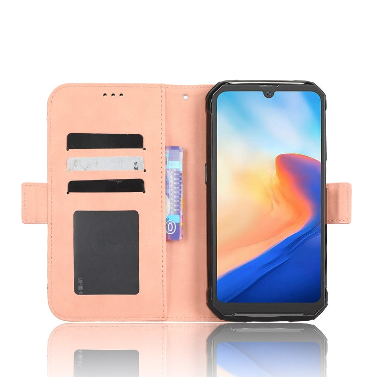 For Blackview BV7200 Skin Feel Calf Texture Card Slots Leather Phone Case(Pink) - More Brand by PMC Jewellery | Online Shopping South Africa | PMC Jewellery