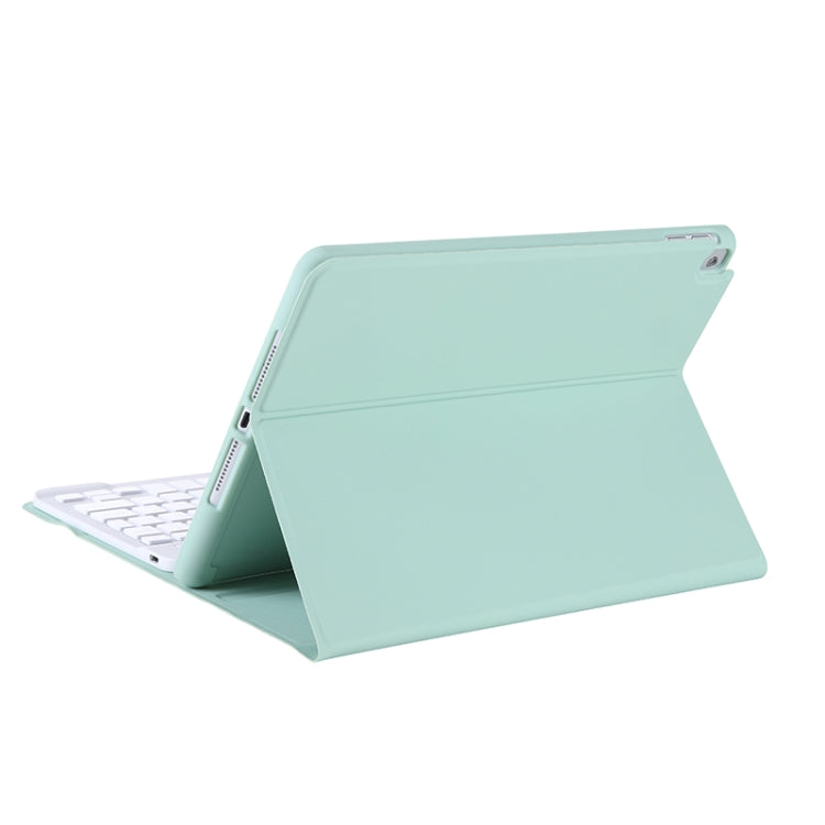 T11B 2020 For iPad 11 inch (2020 / 2018) TPU Candy Color Ultra-thin Bluetooth Keyboard Tablet Case with Stand & Pen Slot(Light Green) - Universal by PMC Jewellery | Online Shopping South Africa | PMC Jewellery | Buy Now Pay Later Mobicred