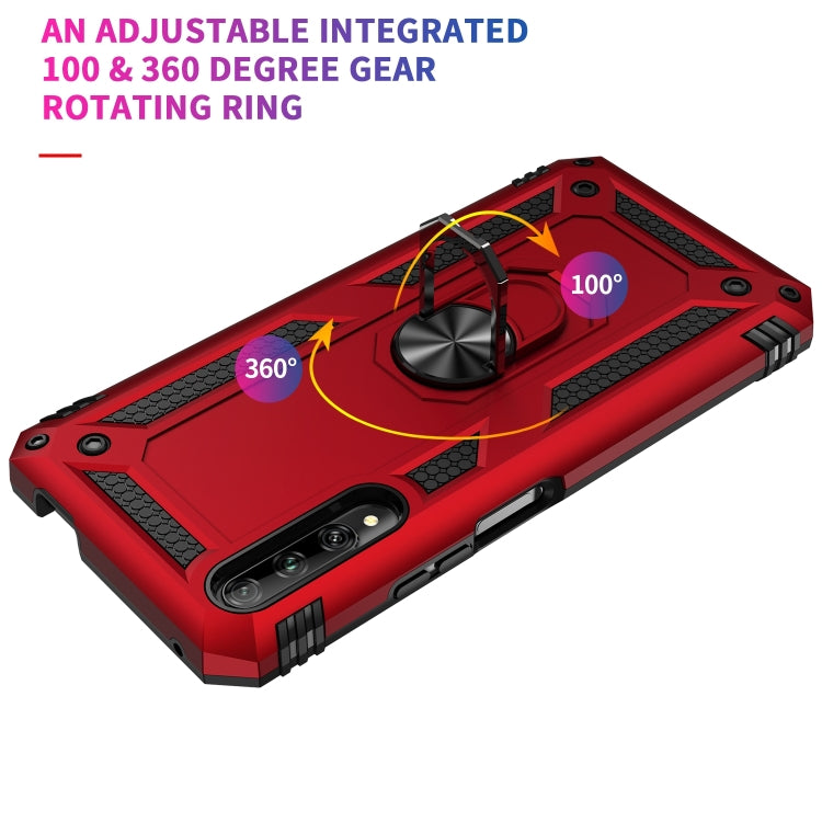 For Huawei Y9s Shockproof TPU + PC Protective Case with 360 Degree Rotating Holder(Green) - free shipping - PMC TechLife - Order now!