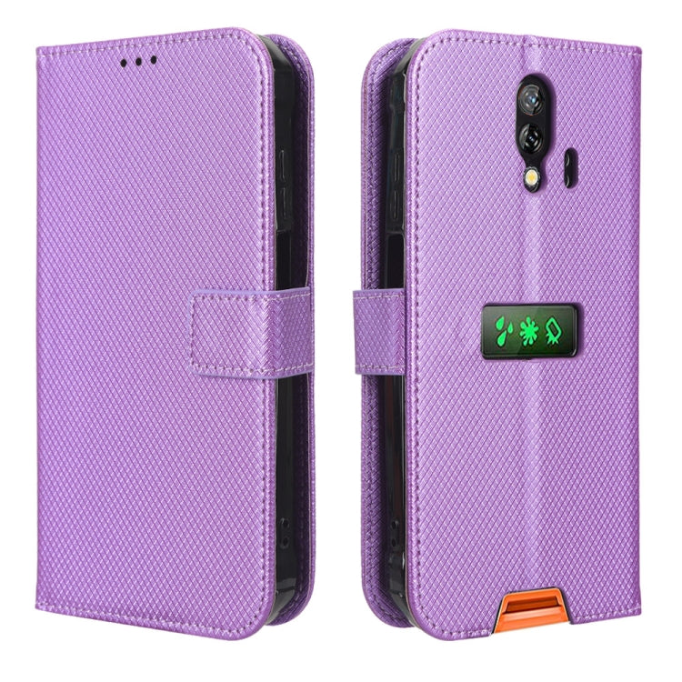 For Blackview BV7200 Diamond Texture Leather Phone Case(Purple) - More Brand by PMC Jewellery | Online Shopping South Africa | PMC Jewellery | Buy Now Pay Later Mobicred