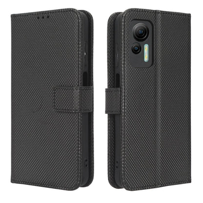 For Ulefone Note 14 Diamond Texture Leather Phone Case(Black) - Ulefone Cases by PMC Jewellery | Online Shopping South Africa | PMC Jewellery | Buy Now Pay Later Mobicred