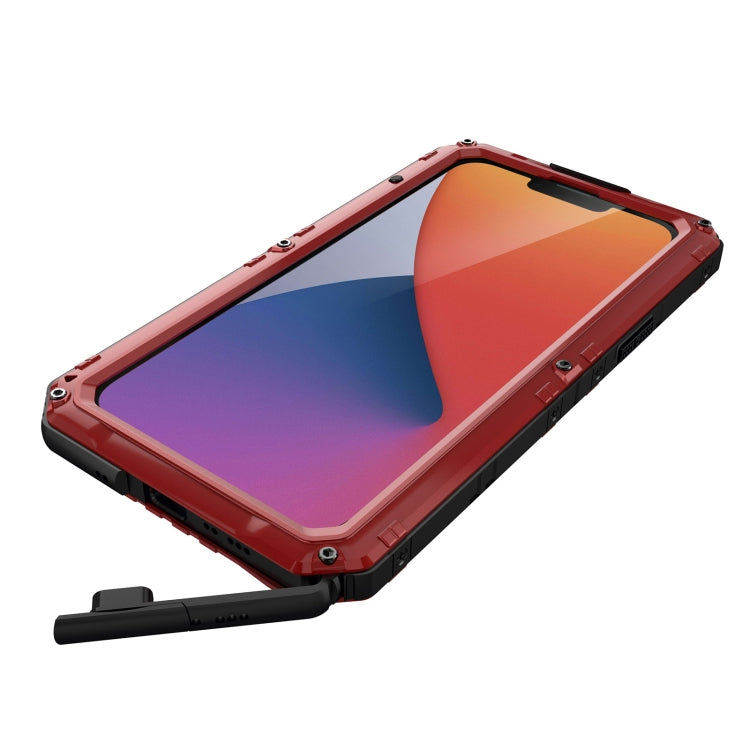 For iPhone 14 RedPepper Wolf 360 Full Body Rugged Life Waterproof Phone Case(Red) - iPhone 14 Cases by RedPepper | Online Shopping South Africa | PMc TechLife | Buy Now Pay Later Mobicred