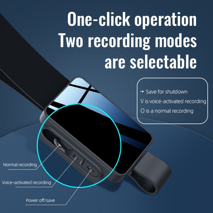 JNN K5 Voice Recorder with Lanyard, Capacity:8GB(Grey) - Recording Pen by PMC TechLife | Online Shopping South Africa | PMC TechLife | Buy Now Pay Later Mobicred