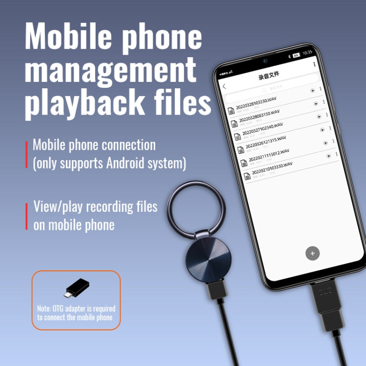 JNN S30 Round HD Noise Canceling Recorder, Capacity:32GB(Black) - free shipping - PMC TechLife - Order now!
