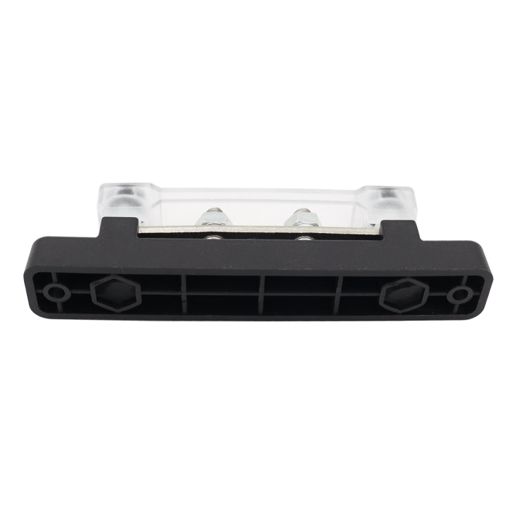 CP-3116-02 150A 12-48V RV Yacht Single-row 2-way Busbar(Black) - Booster Cable & Clip by PMC Jewellery | Online Shopping South Africa | PMC Jewellery | Buy Now Pay Later Mobicred