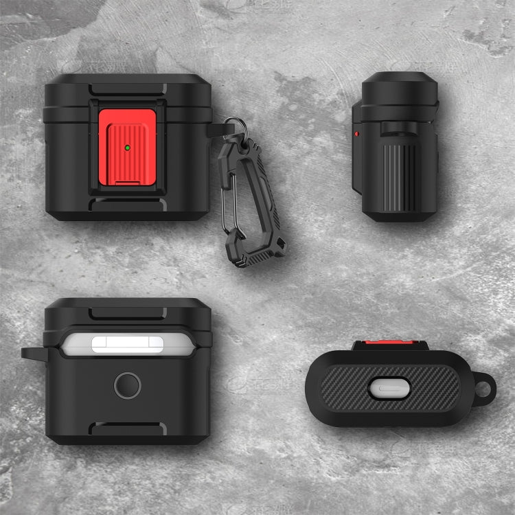 For AirPods 3 Earphone TPU + PC Protective Case(Black) - For AirPods 3 by PMC Jewellery | Online Shopping South Africa | PMC Jewellery | Buy Now Pay Later Mobicred