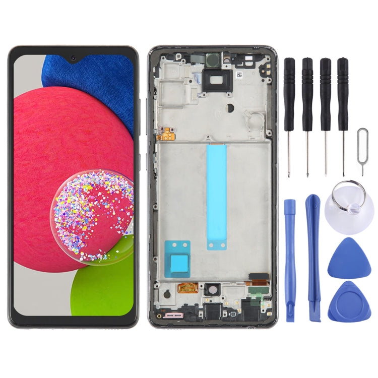6.33 inch OLED LCD Screen for Samsung Galaxy A52s 5G SM-A528 Digitizer Full Assembly with Frame(Black) - free shipping - PMc TechLife - Order now!