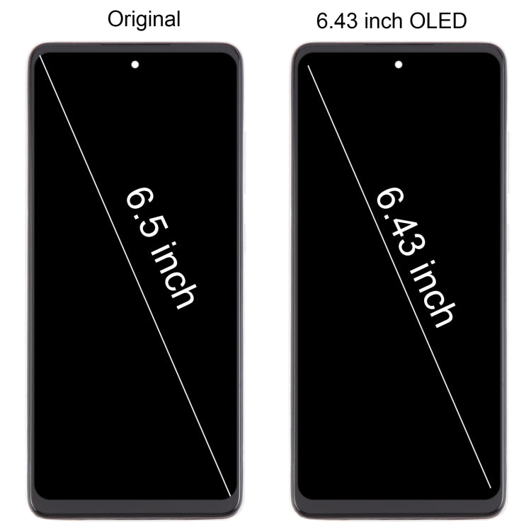 For Samsung Galaxy A52 4G SM-A525 6.43 inch OLED LCD Screen Digitizer Full Assembly with Frame (Blue) - free shipping - PMc TechLife - Order now!