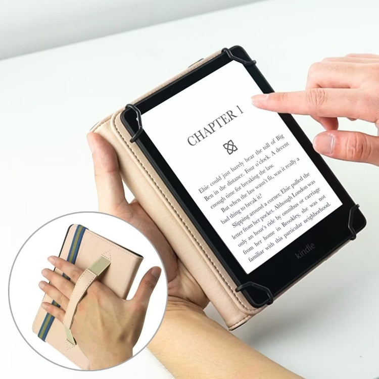 For 6 inch Rotating Universal Leather Tablet Case(Black) - 7 inch by PMC TechLife | Online Shopping South Africa | PMC TechLife | Buy Now Pay Later Mobicred