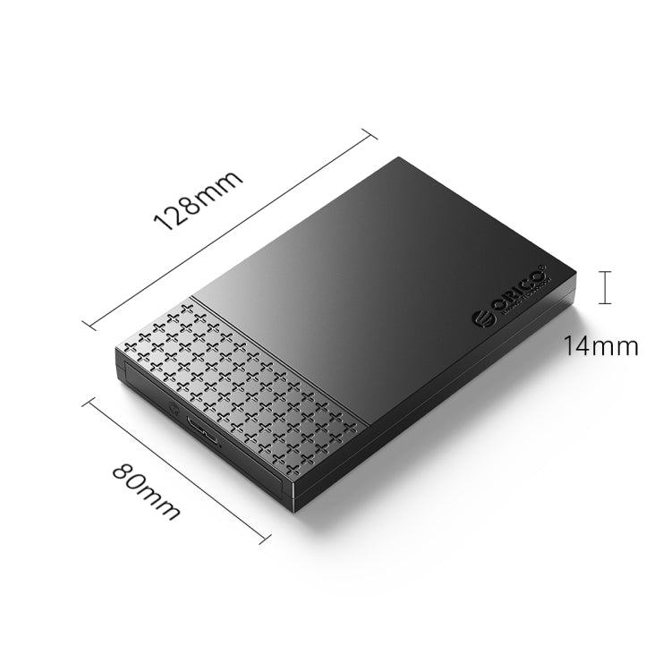 ORICO ORICO-2526U3-V1 2.5 inch USB 3.0 Micro-B Hard Drive Enclosure External Storage Case(Black) - HDD Enclosure by ORICO | Online Shopping South Africa | PMC TechLife | Buy Now Pay Later Mobicred