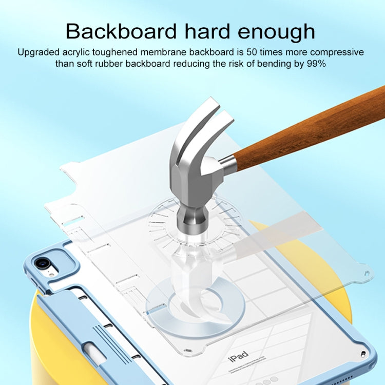 For Huawei MatePad 11 Detachable Rotating Leather Tablet Case(Grey) - Huawei by PMC TechLife | Online Shopping South Africa | PMC TechLife | Buy Now Pay Later Mobicred