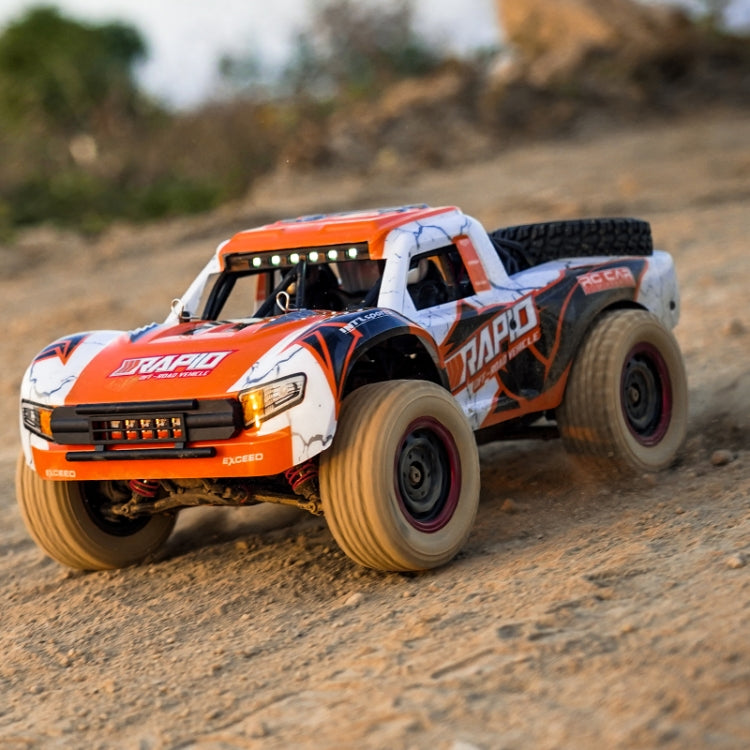 JJR/C Q130 Full-scale Brushless Four-wheel Drive High-speed Pickup RC Car(Orange) - RC Cars by JJR/C | Online Shopping South Africa | PMC Jewellery | Buy Now Pay Later Mobicred