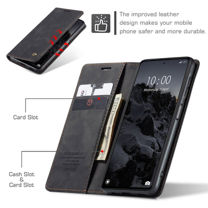 For Xiaomi Redmi Note 12 Pro 5G / Poco X5 Pro CaseMe 013 Multifunctional Horizontal Flip Leather Phone Case(Black) - Xiaomi Cases by CaseMe | Online Shopping South Africa | PMC Jewellery | Buy Now Pay Later Mobicred