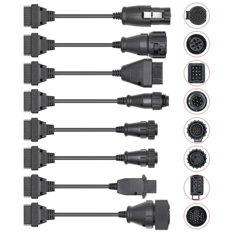 8 in 1 Truck TCS Auto Tool OBD2 Diagnostic Conversion Cable - Cables & Connectors by PMC TechLife | Online Shopping South Africa | PMC TechLife | Buy Now Pay Later Mobicred