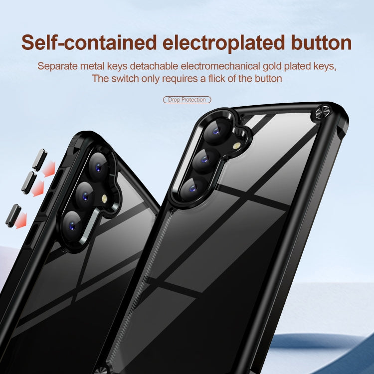 For Samsung Galaxy S24 5G TPU + PC Lens Protection Phone Case(Black) - Galaxy S24 5G Cases by PMC TechLife | Online Shopping South Africa | PMC TechLife